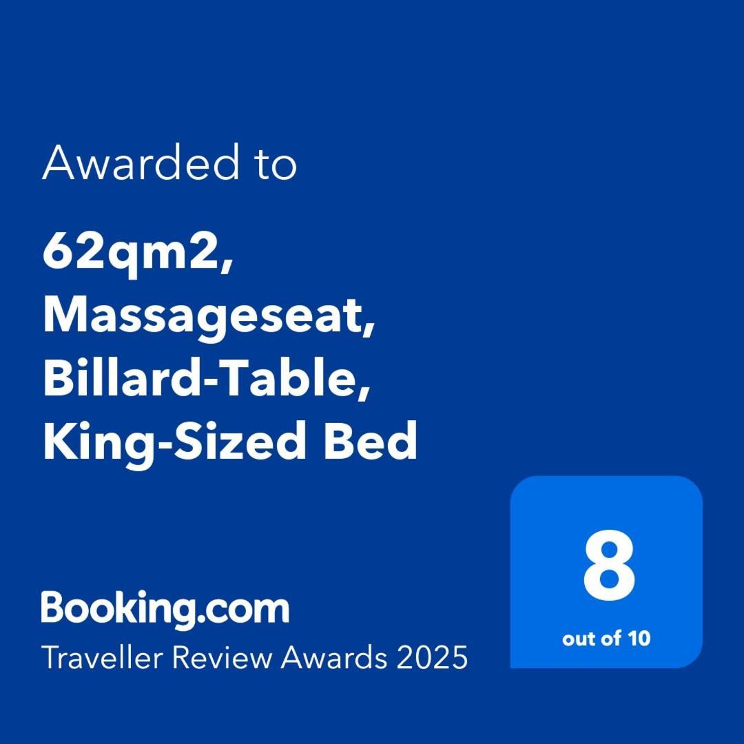 62Qm2, Massageseat, Billard-Table, King-Sized Bed Leilighet Berlin Eksteriør bilde